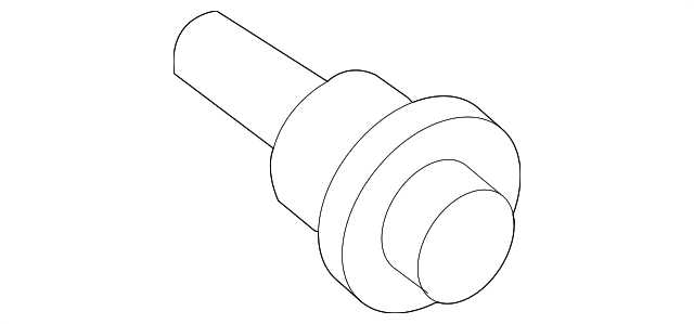 Rocker Molding Fastener WHT-000-188 - View 3