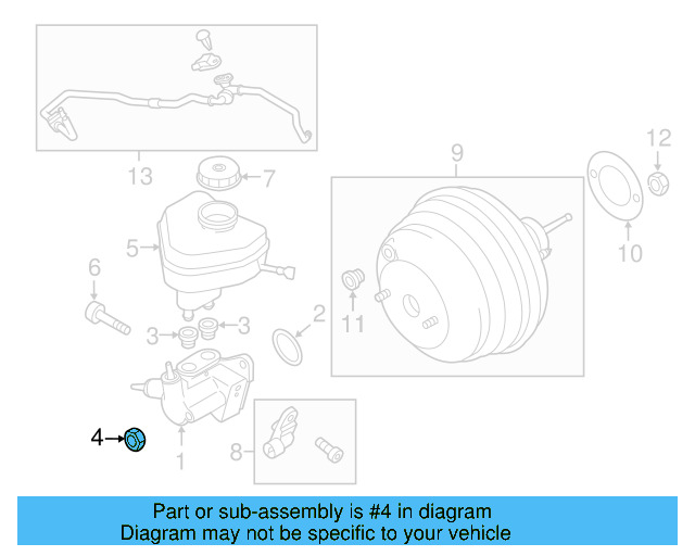 Master Cylinder Lock Nut N-022-146-24 - View 10
