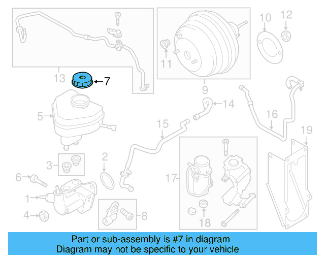 Reservoir Cap 5Q0-611-349-A - View 19