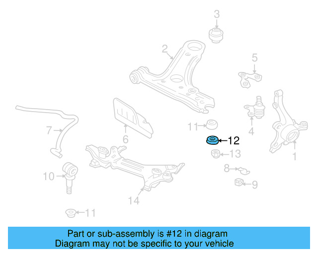 Stabilizer Link Washer 191-411-331 - View 4