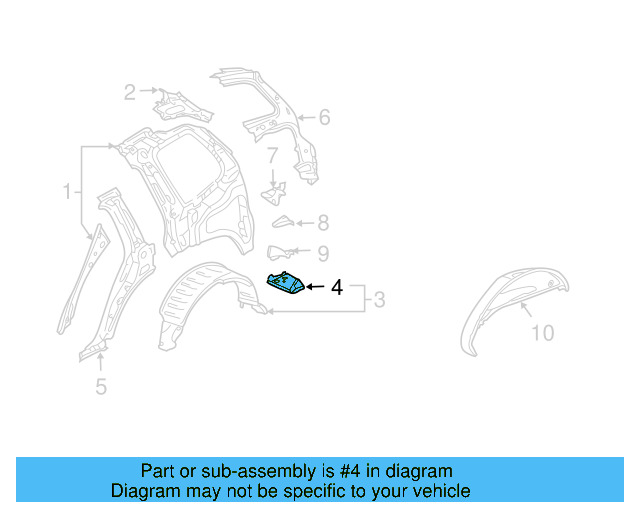 End Plate 7L6-810-308-B - View 4