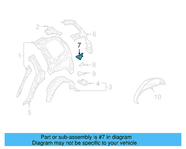 Upper Reinforced 7L6-810-506 - View 3