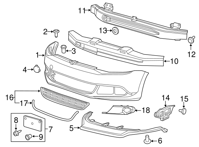Fender Liner Nut WHT-004-694 - View 17