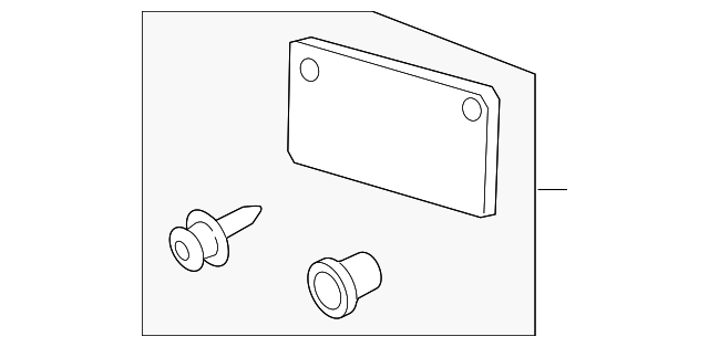 License Plate Bracket 5K0-807-285-D-9B9 - View 15