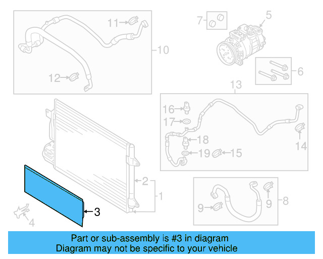 Air Grille 1K0-820-746 - View 13
