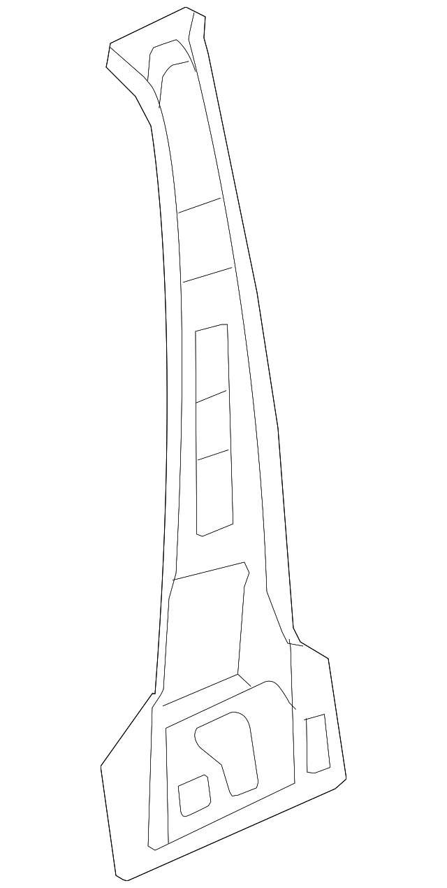 Pillar Reinforced 3C4-809-443 - View 5