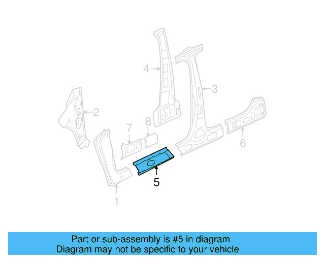 Inner Rocker 3C4-810-609 - View 8
