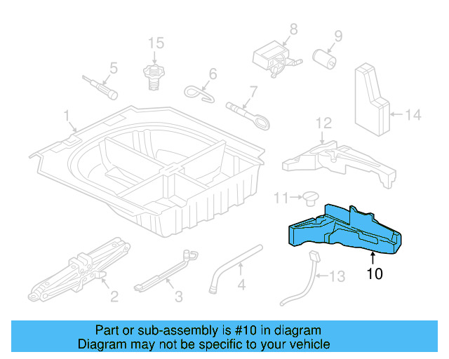 Tool Compartment 5G0-012-115-AF - View 4
