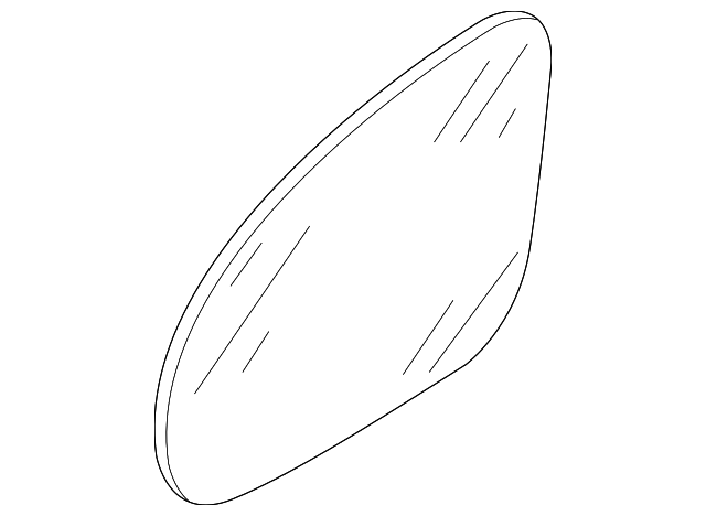 Mirror Glass 3C0-857-522-R - View 21