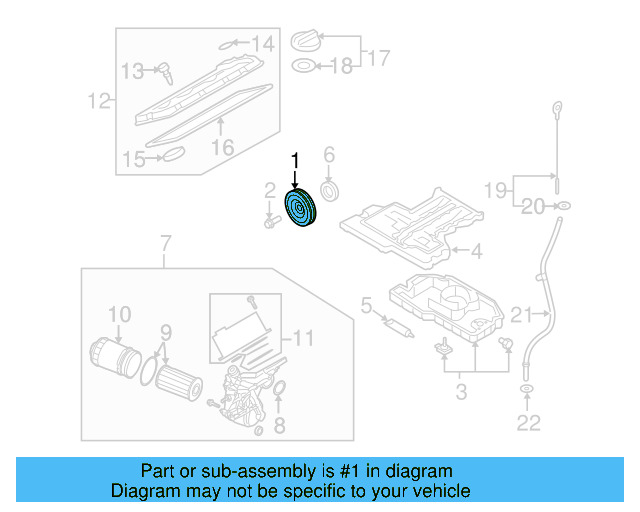 Damper & Pulley 07C-105-243-P - View 3
