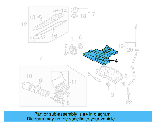Oil Pan 07C-103-803-K - View 3
