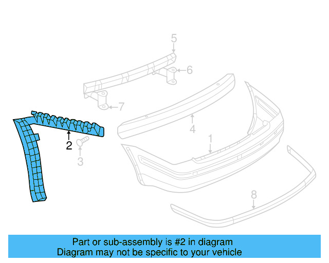 Fender Liner Screw N-907-750-01 - View 38