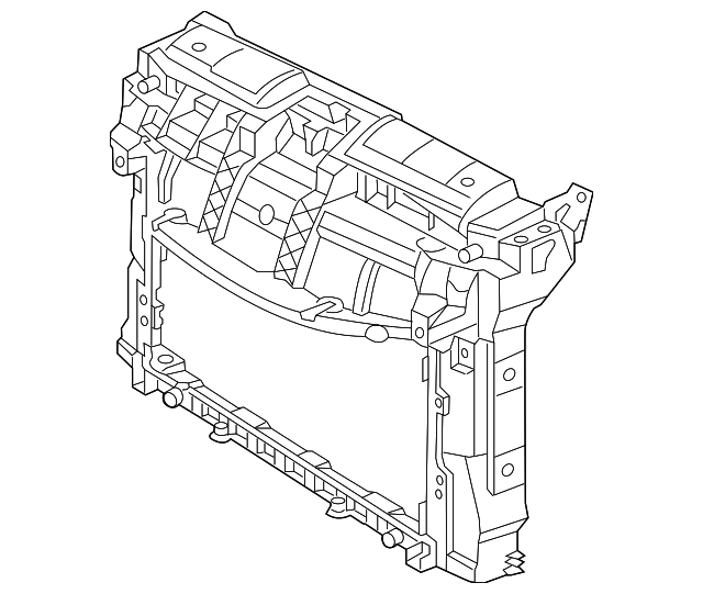 Radiator Support 5C5-805-588-AF - View 3