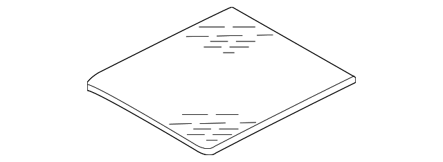 Sunroof Glass 1K9-877-055-B-9B9 - View 2