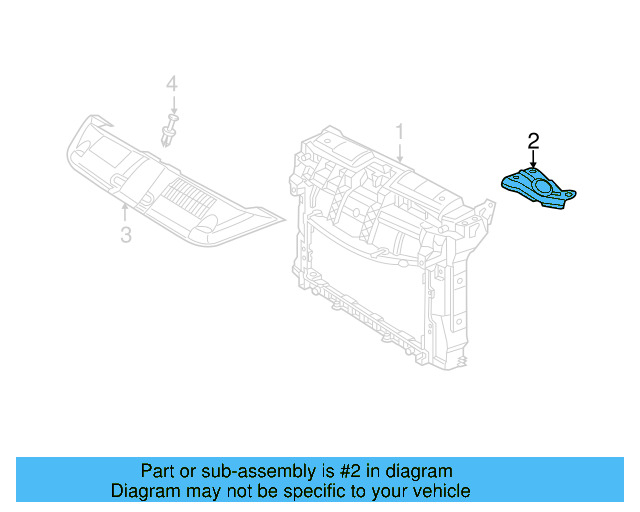 Upper Support 5C5-805-931-A - View 6