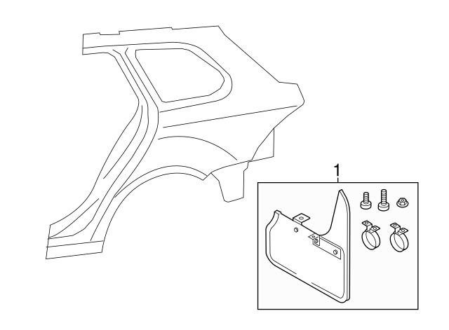 Splash Guards Sportwagen 1K9-075-101 - View 3