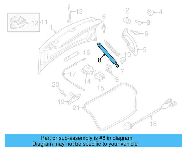 Support Cylinder 3C8-827-550 - View 3