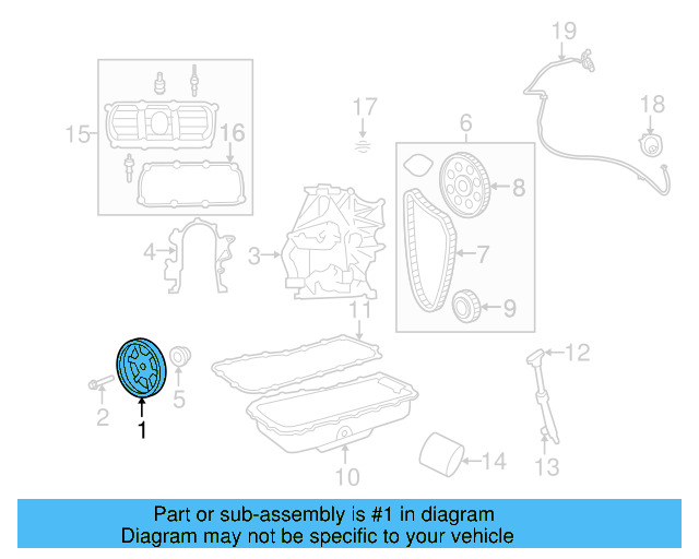 Crankshaft Damper 7B0-105-251 - View 3