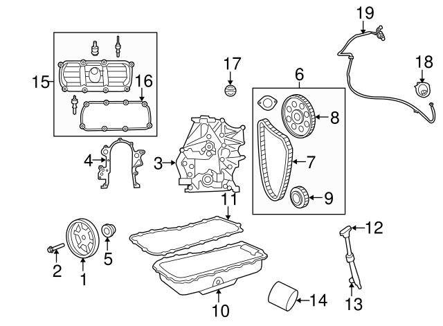 Crankshaft Damper Bolt WHT-004-402 - View 2