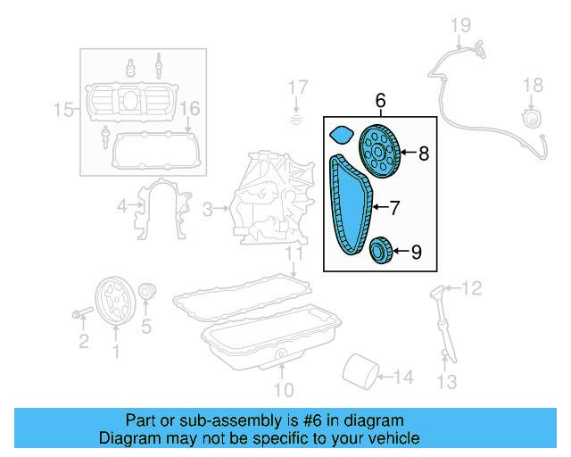 Timing Drive Pkg 7B0-198-026 - View 3
