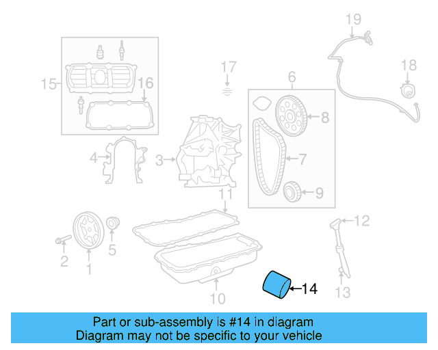 Oil Filter 7B0-115-561-E - View 4