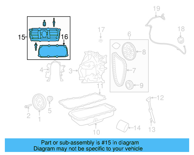 Valve Cover 7B0-103-469 - View 3