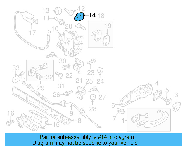 Door Shell Cap 5N0-837-111-9B9 - View 10