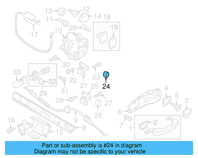 Door Shell Cap 5N0-837-111-9B9 - View 13