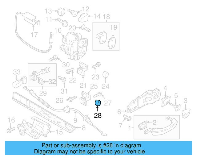 Door Shell Cap 5N0-837-111-9B9 - View 14
