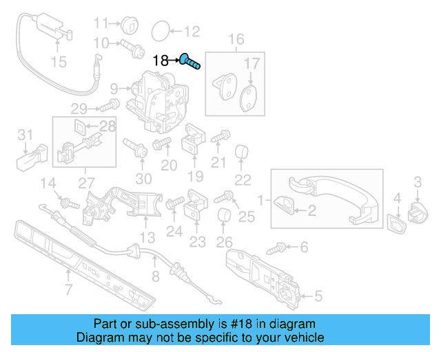 Striker Screw N-910-174-01 - View 15