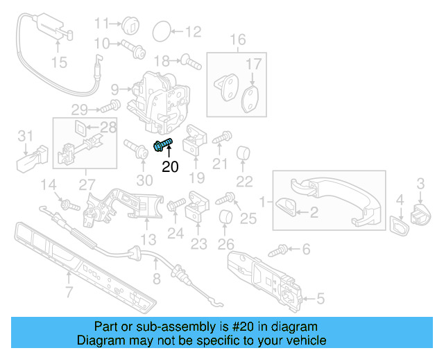 Hinge Bolt N-909-305-03