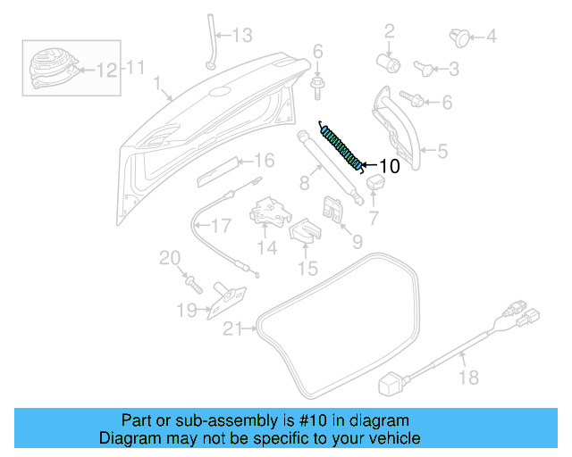 Tension Spring 3C8-827-665