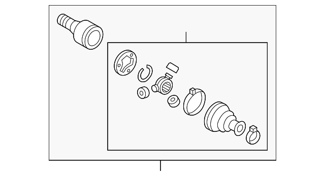 Inner Cv Joint 5QM-498-103-H