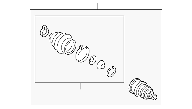 Outer Cv Joint 5C0-498-099-F - View 2