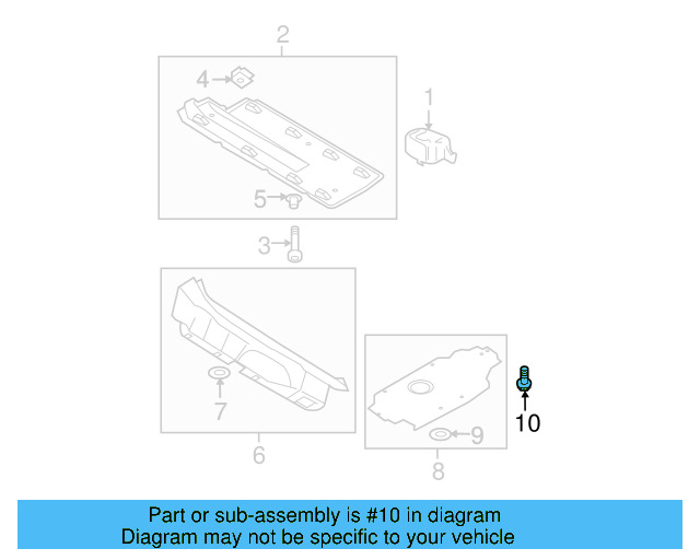 Lower Panel Screw N-904-718-02 - View 12