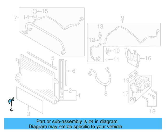 Grille Clip 3D0-867-646 - View 13