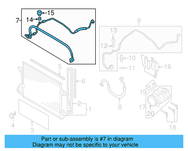 Discharge Hose 1K0-820-721-CA - View 18