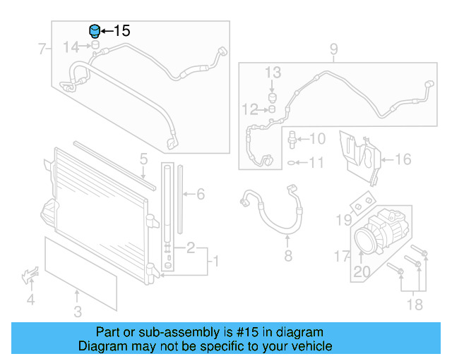 Fill Valve Cap 8A0-820-871-AB - View 6