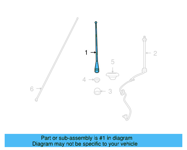 Antenna Mast 7B0-035-507 - View 6