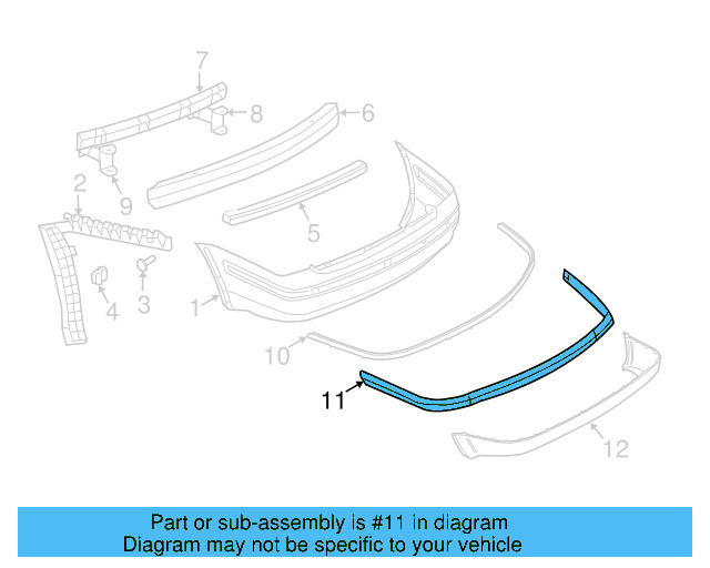 Protect Strip (Unpainted) 3b5807423fgru - View 5
