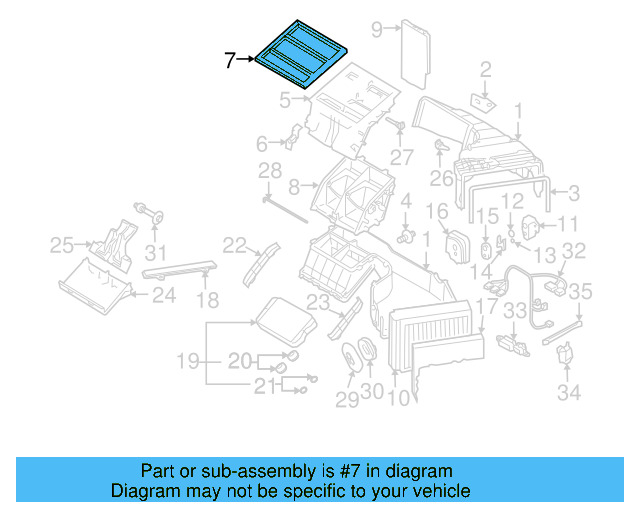 Gasket 7H0-819-064-B - View 3