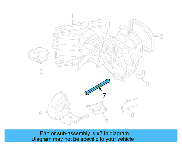 Adjust Motor Link 7L0-819-313 - View 6