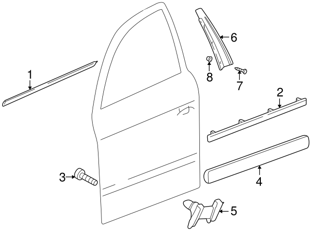 Rear Trim 3B0837902A041 - View 2
