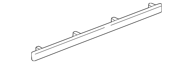 Body Side Molding (Unpainted) 3b0853516agru - View 8