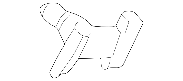 Lower Molding Clip 3B0-853-575 - View 4