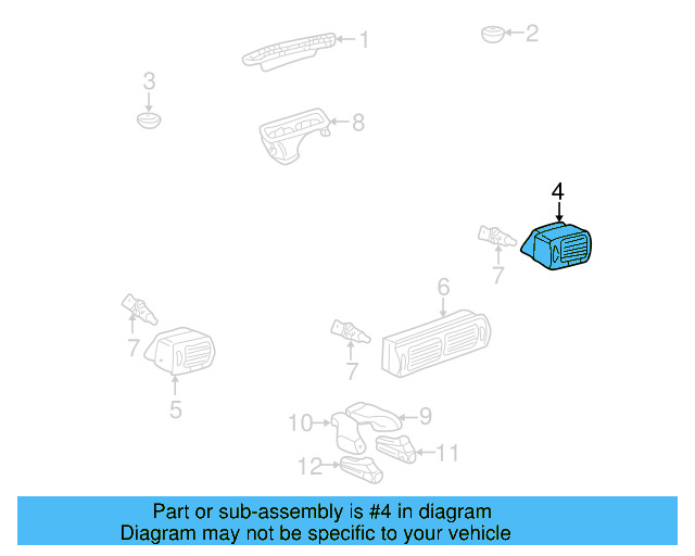 Floor Duct 3B0-819-503 - View 8