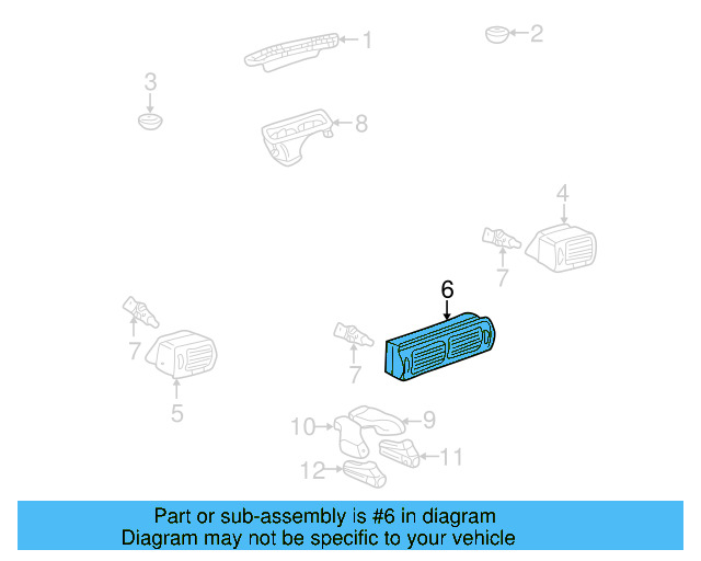 Floor Duct Extension 3B0-819-513-A