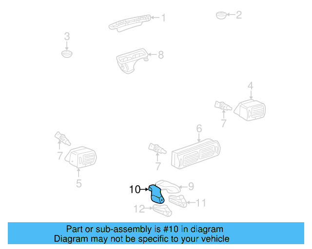 Floor Duct 3B0-819-503 - View 9