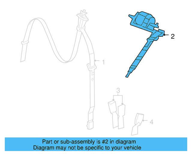 Lap & Shoulder Belt 7B0-857-807-DE5 - View 3