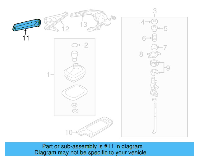 Park Brake Handle 5C0-711-503-E-82V - View 20
